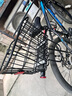 赛领自行车后车筐山地车篮儿童折叠车后置篮单车电动车后篮加大书包架 铝合金货架+后车筐 实拍图