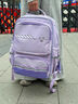 卡拉羊【蒋勤勤代言】书包小学生初高中生云朵晨练包高颜值游学双肩包 【16L】薰衣草紫 实拍图