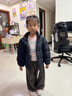 优衣库童装男童女童蓬松羽绒茄克外套夹克羽绒服478148 09 黑色 110 实拍图