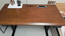 木藝生3cm高端实木电动升降桌电脑桌台式电竞桌子办公书桌可升降工作台 隐藏插排-单电机3cm实木胡桃色 120*60【免费送装】 实拍图