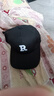 【热巴同款】加大棒球帽帽子男女大头围显脸小春夏字母百搭棒球帽 刺绣款-黑色 实拍图