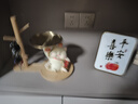 赟娅创意招财猫玄关钥匙收纳摆件客厅发财猫装饰摆设乔迁之喜搬家礼物 招财福猫+收纳木架+平安喜乐摆台 实拍图