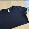 蕉下（beneunder）正肩棉质短袖T恤女士25新款轻薄透气休闲百搭圆领上衣女GP930 漫暮黑 S 实拍图