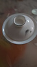 金镶玉羊脂玉瓷三才盖碗功夫茶具白瓷泡茶碗陶瓷茶杯墨岳盖碗130ml 实拍图