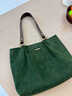 CinvaiKrose包包女包2025新款轻奢托特包女大容量手提包单肩包生日礼物送女友 绿色【代写心意贺卡】 实拍图
