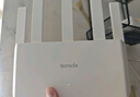 Tenda腾达路由器【千兆WiFi6+穿墙王】无线AX3000信号增强家用放大器Mesh国家补贴金榜一名云霄白立式 实拍图