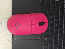 罗技（G）gpw4朱雀/gpw四代鹰眼无线游戏鼠标电竞狗屁王四代人体工学双模机械轻量化鼠标礼物送男友 GPW4代朱雀粉+白色防滑贴 实拍图