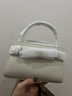 CHARLES&KEITH鳄鱼纹凯莉包手提斜挎婚包包女包生日礼物CK2-50270880-1 Ivory象牙色 S 实拍图