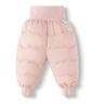 巴拉巴拉婴儿羽绒裤宝宝高腰护肚长裤男女童冬装2025新款保暖时尚束脚裤 粉红小兔-白鸭绒 120 cm-充绒量39g 实拍图