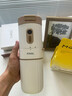 KIHAL起好【新年礼物】便携式咖啡机迷你小型研磨一体电动磨豆机户外旅行手冲咖啡随行杯 米白 实拍图