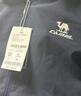 骆驼（CAMEL）薄绒风衣男户外防泼水防风夹克外套 J13CZ0L7070A 墨蓝 M 实拍图