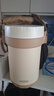 膳魔师（THERMOS）饭盒真空不锈钢便当盒保温饭盒多层便携式大容量保温桶TCBC/TCBG TCBG燕麦色附杯包餐具三层 实拍图