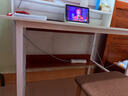悦美妙电脑桌台式学生简易书桌书柜书架一体写字桌子家用办公学习桌 【单桌款】暖白色120*60cm 实拍图