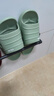 回力女士拖鞋居家防滑不臭脚浴室一字拖eva沙滩凉拖鞋0396 浅绿 40-41 实拍图