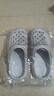 男士外穿EVA拖鞋男沙滩鞋居家凉拖女拖鞋软底一字拖洞洞鞋凉拖鞋 灰色 40 -41【尺码偏小】 实拍图
