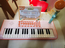 活石电子琴儿童钢琴玩具女孩生日礼物男孩早教益智玩具7-14岁 【赠全教程+配件大礼包】粉37键 六一儿童节礼物61礼物 实拍图