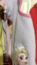 迪士尼艾莎女童马甲秋冬儿童背心春秋外穿爱莎公主宝宝摇粒绒马夹 JXAM3001D紫色 110  实拍图
