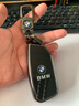 沃霆适用宝马汽车x5钥匙套5系530车x3x7x1男3系i3壳7系合金壳钥匙包扣 D款-枪壳黑面（配金属扣） 实拍图