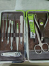 金吉家指甲剪刀套装11件德国工艺原装高端家用防飞溅斜口指甲钳修脚刀具 实拍图