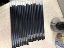 得力（deli）0.5mm办公大包装拔帽中性笔替芯 学生全针管签字笔芯 黑色60支/桶 S211 实拍图