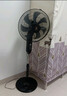 永速电风扇落地扇家用直流变频大风强力立式太阳能静音循环可充电无刷电机12V 16英寸七叶数显遥控款 实拍图