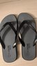 大嘴猴（paul frank）人字拖男士大码夏季拖鞋户外外出防滑耐磨夹趾沙滩鞋 灰  42-43 实拍图