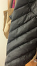 雪中飞经典新款基础舒适轻薄羽绒便捷短款保暖羽绒小马甲轻盈便携舒适 朱墨灰|8C83-男 XL 175/96A 实拍图