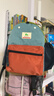 SHUKIKU儿童书包幼儿园背包防丢户外旅游防泼水超轻双肩包橙红S+码 实拍图