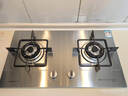 光芒（GOMON）GM802A燃气灶4.5KW大火力不锈钢面板台式嵌入两用家用双灶头一级能效 天然气 实拍图