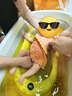 iuu婴儿洗澡盆 可折叠宝宝浴盆大号 洗澡神器躺托浴架新生儿童用品 【北欧灰】+浴垫+浴网+脸盆*3 材质：FAD食品级材质检测认证 实拍图