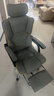科幻猩电竞椅电脑游戏椅舒服久坐家用椅子办公椅可躺可升降椅座椅躺椅 超纤皮-灰色+头枕+脚踏+乳胶坐垫-钢制脚 滑轨扶手 实拍图