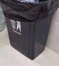 欧湃（OLPAU）垃圾桶无盖40L方形黑灰色家用厨房商用餐饮饭店专用大号垃圾箱 实拍图
