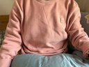 京东京造轻薄暖摇粒绒抗静电秋季加绒女士睡衣女家居服情侣睡衣珊瑚粉L 实拍图