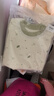 婧麒（JOYNCLEON）新生婴儿衣服纯棉秋款初生男女宝宝春秋睡衣分体打底内衣套装 蒲公英绿色 【肩扣款】 90 cm 实拍图