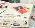 富士（FUJIFILM） instax 拍立得 mini 相纸 相机花边相纸用于mini7+/7s/7c/8/9/11/12/40/90/EVO/liplay等型号 10张糖霜彩粒+mini相册+PV 实拍图