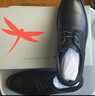 红蜻蜓真皮男鞋秋冬舒适商务休闲皮鞋高级正装德比鞋婚鞋WTA7376黑色41 实拍图