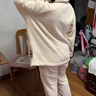 芬腾睡衣女防静电双面绒25年秋冬新款娃娃领开衫少女士家居服睡衣套装 实拍图