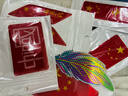 华饰汽车反光车贴爱中国警示贴纸五星红旗汽车标识车身车尾划痕遮挡贴 实拍图