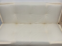 汤凯颐折叠沙发床两用小户型客厅出租房卧室可坐可躺懒人小沙发2025新款 奶油白【高密度回弹海绵款】靠背3档可调-可坐可躺可睡 小双人位120cm【猫抓皮】轻松折叠 实拍图
