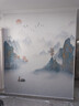 新中式意境山水墙布电视背景墙壁布茶室沙发壁纸无缝影视墙8d壁画 热转印双宫仿真丝布 定制 实拍图