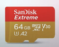 闪迪（SanDisk）64GB TF(MicroSD)内存卡 4K极速金卡A2 V30 U3行车记录仪 运动相机无人机 监控存储卡 读170MB/s 实拍图