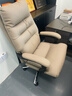 顾全老板椅可躺电脑椅办公椅午休真皮家用人体工学大班椅C533咖皮 实拍图