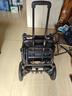 owhon老人轮椅手推折叠轻便小巧出行上飞机旅行老年人手动四轮 豪华减震拉杆款【9.9kg+蜂窝轮+碳转印】H7 实拍图
