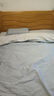 1号会员店（One's Member）60支A类抗菌新疆长绒棉纯棉四件套 纯棉床上家用套装 天青色 1.5米 实拍图
