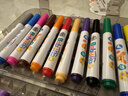 美乐童年巨可洗水彩笔12色画笔儿童可水洗无毒不脏手幼儿园小学生专用婴幼儿宝宝画画涂鸦绘画工具彩笔套装 实拍图