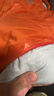 黑冰（BLACKICE）新款【B系列鸭绒木乃伊式羽绒睡袋】户外露营单人羽绒睡袋 橘色 B700 M码（新标准） 实拍图