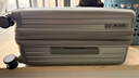 爱华仕行李箱20英寸男小型拉杆箱旅行箱女密码箱飞机登机箱6182 太空银 实拍图