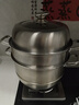 美厨（maxcook）蒸锅 304不锈钢30CM三层蒸锅 加厚复底汤锅 燃气电磁炉通用 实拍图