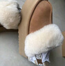 UGG秋季女士茸茸毛鞋领厚底懒人毛毛鞋 1166733CHE|栗色 38 实拍图