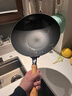 京东京造 炒锅 铁锅炒菜电磁炉燃气灶平底【健康无涂层】进口极铁32cm 实拍图